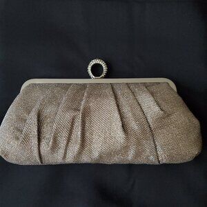 Lulu Townsend Gold Shimmer clutch/crossbody bag